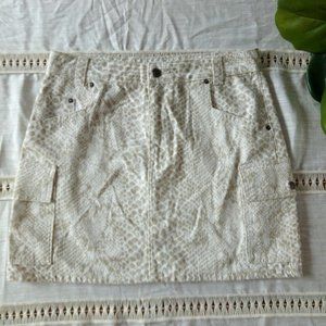 NWOT Topshop denim mini skirt US 8